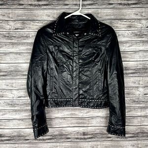 Black Studded Misdemeanor Jacket - Medium